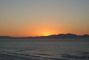 Sunrise on Muizenberg Beach